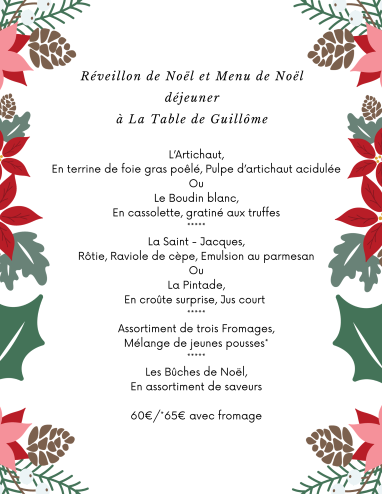 Menu de Noël